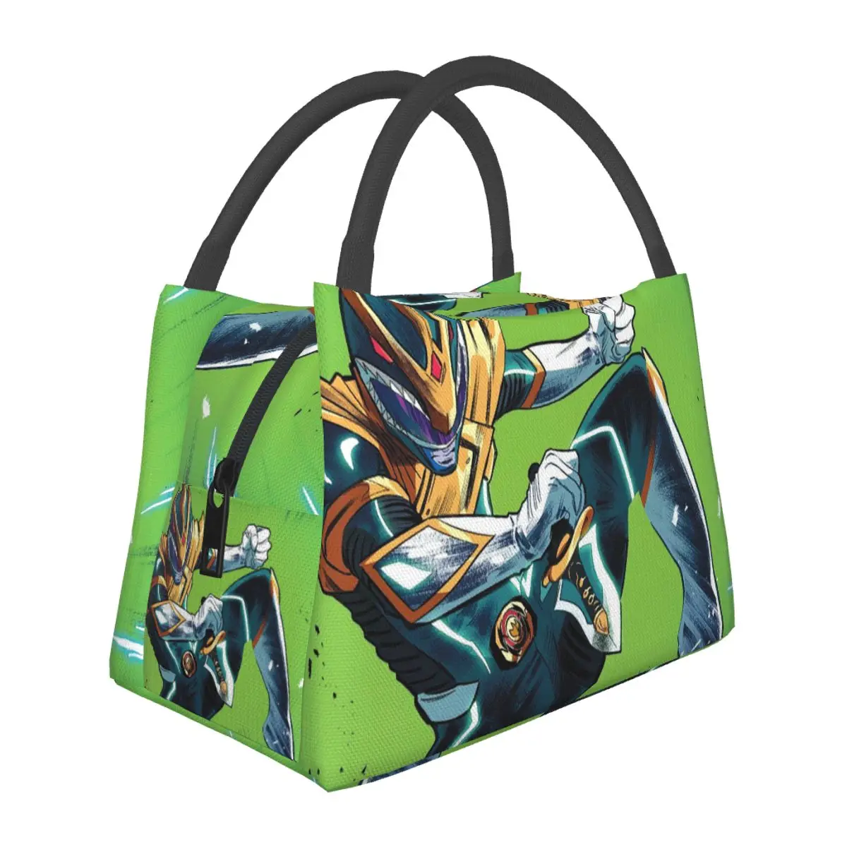 

Mighty Morphin Power Ranger Lunch Bags Insulated Bento Box Waterproof Cooler Thermal Bag for Woman Children Travel
