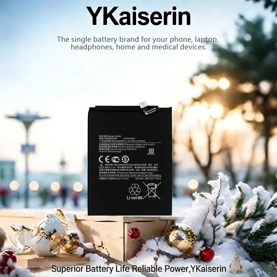 

Аккумулятор для мобильного телефона с быстрой зарядкой BN5A 4900 мАч для Xiaomi Poco Mi3 Pro MI 3