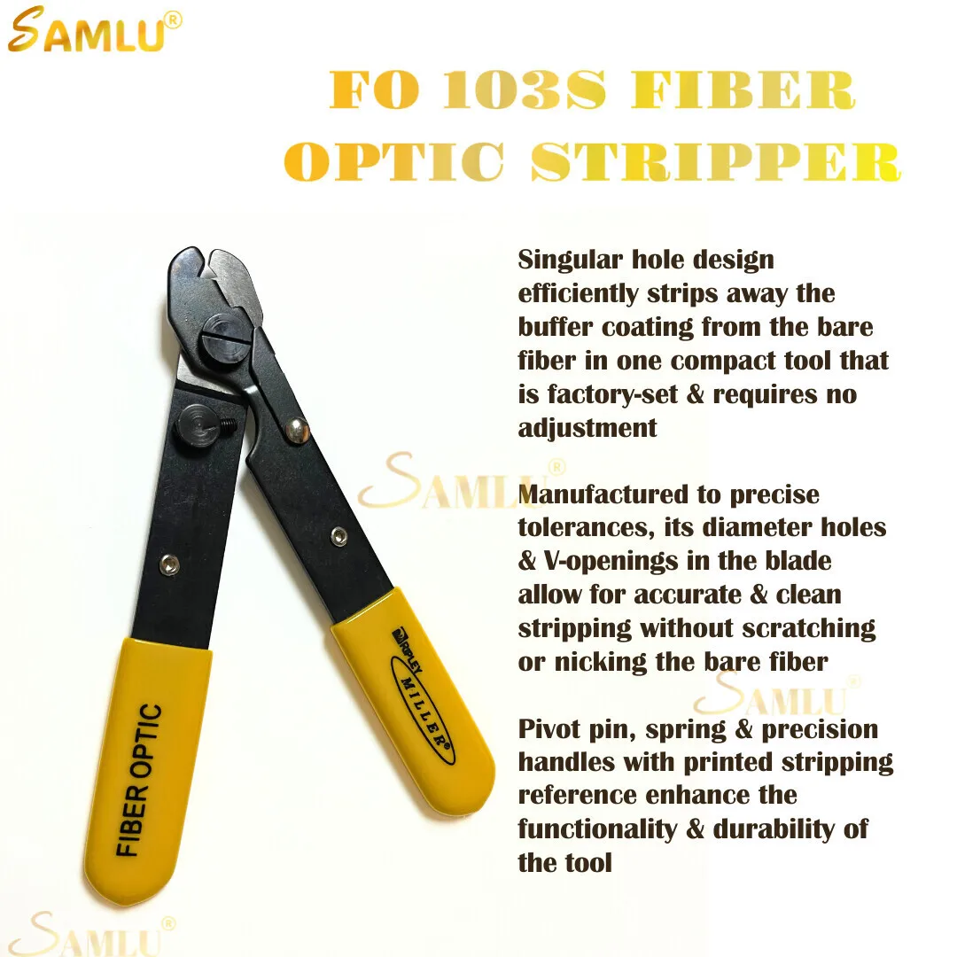 FO103S Fiber Optic Stripping Stripper FO 103-S Fibra Optica Stripper FO 103-S Fiber Optic Stripper