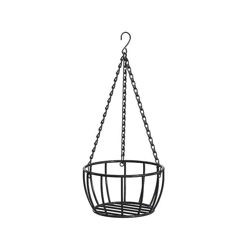 basket wall hanging flower rack creative balcony wall  rack decorativeflower basket