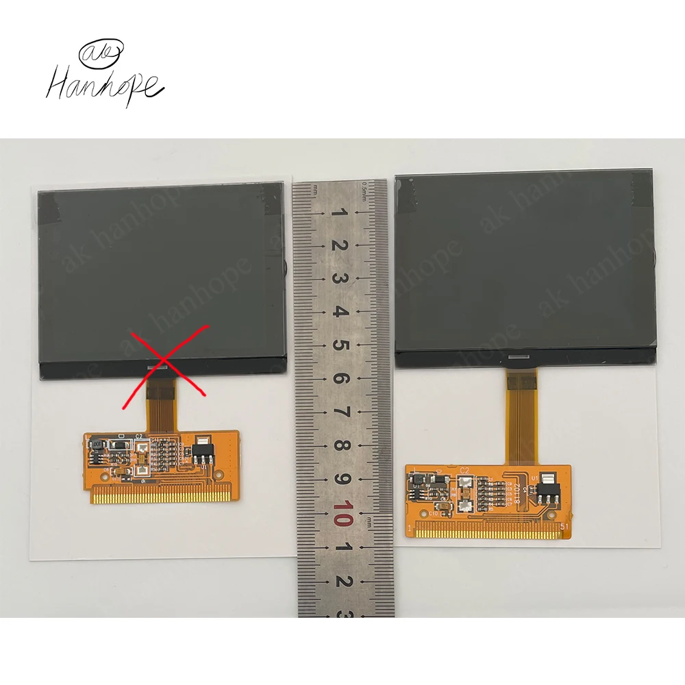 For Audi TT Year 1998-2006 LCD Display Dark Background Color TOP QUALITY VW Audi LCD Screen