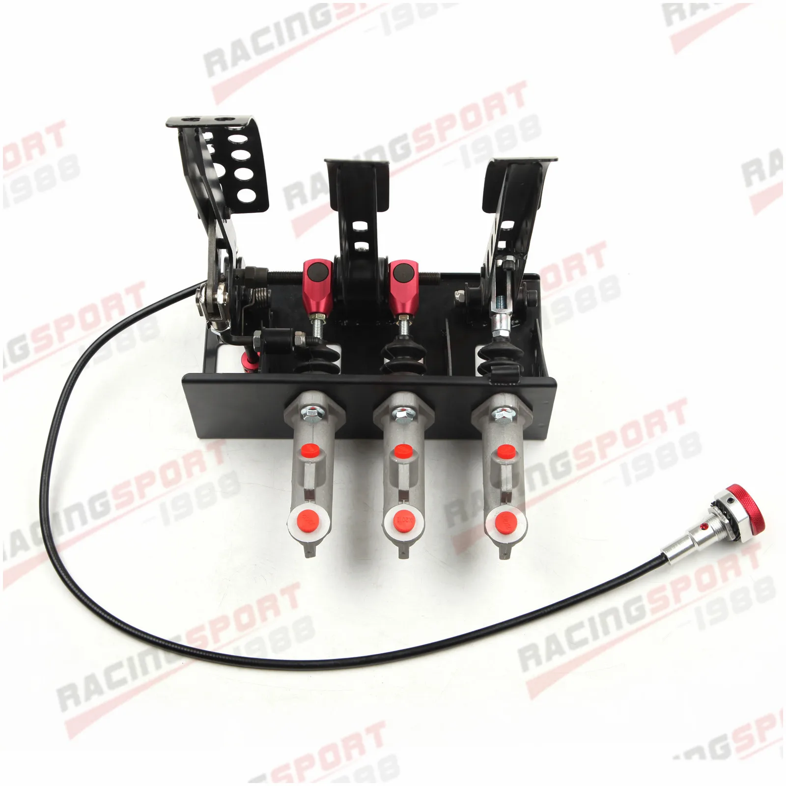 Adjustable Race Rally Hydraulic Clutch Brake Bias Pedal Box Assembly