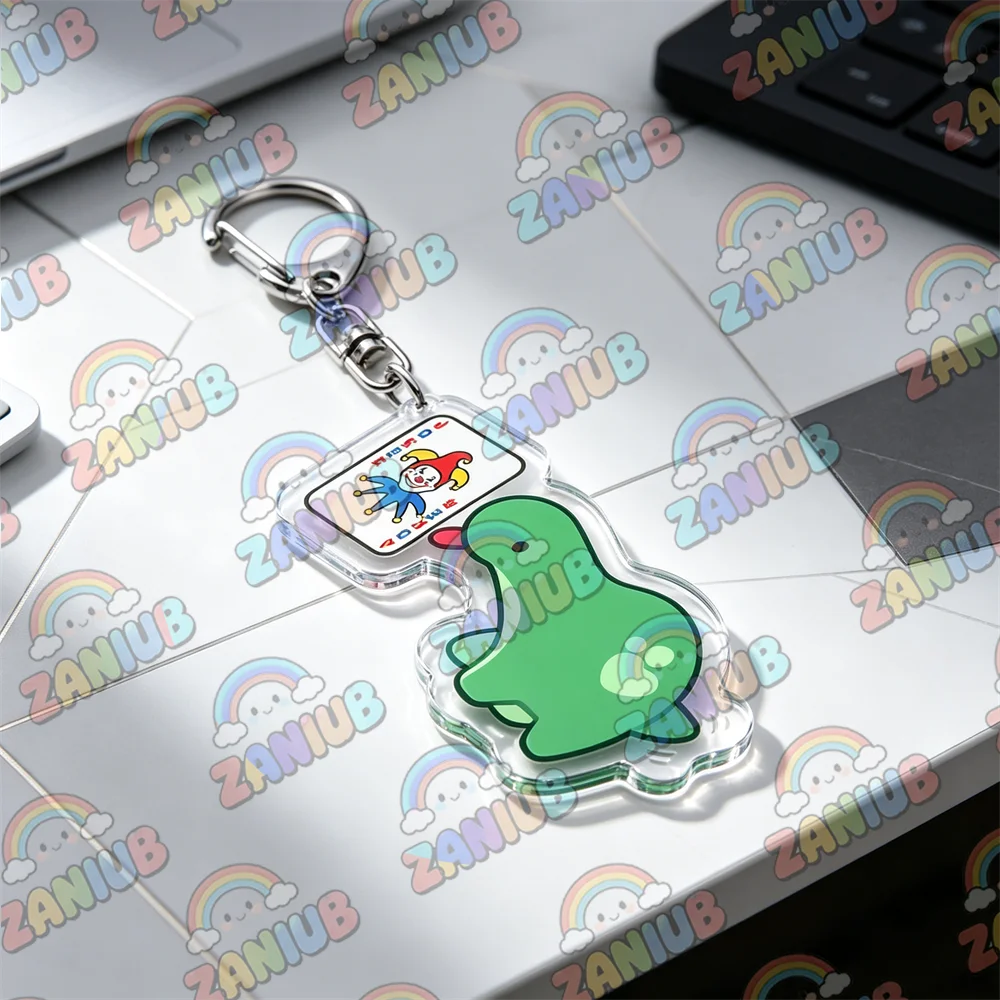 Cute Funny Dinosaur Meme Keych - Phone Accessories Items 评论和价格