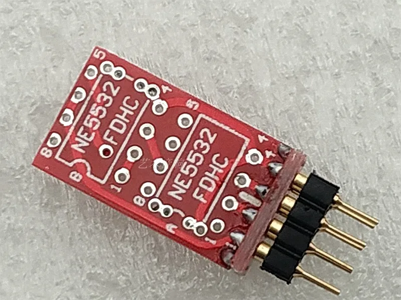 Audio AD827 Dual Op Amp Upgrade Conversion Socket 2068 Front-end Op Amp, Two 5532 Amps Converted to One Amp