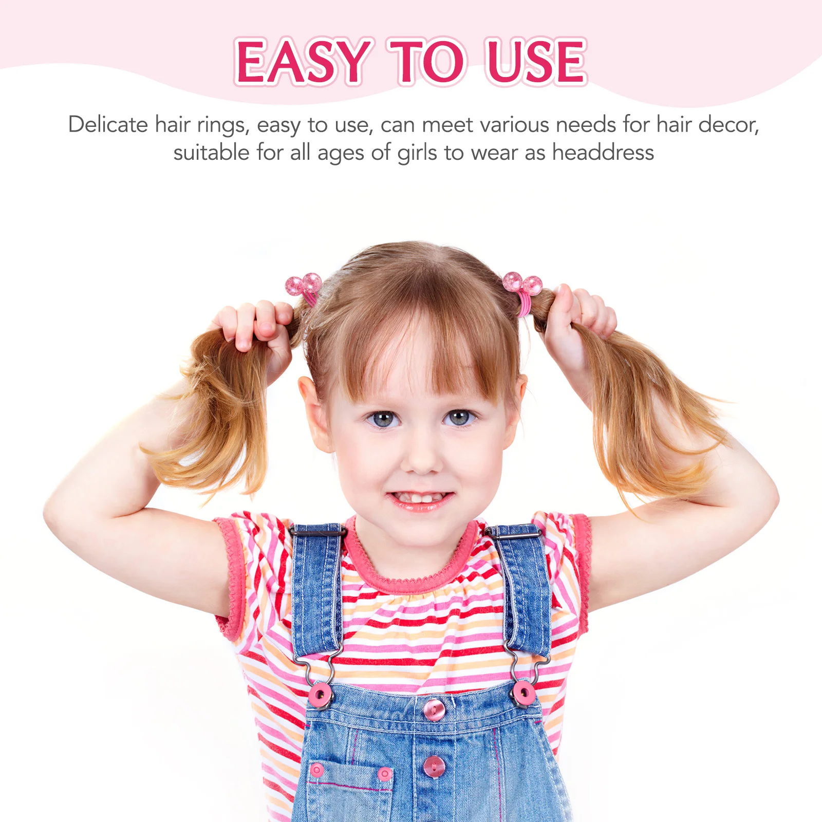 3 أزواج من حلقات الشعر الأنيقة للنساء والفتيات، فساتين متطابقة، قمصان لتزيين الحفلات، أربطة ربطات شعر بلون عشوائي