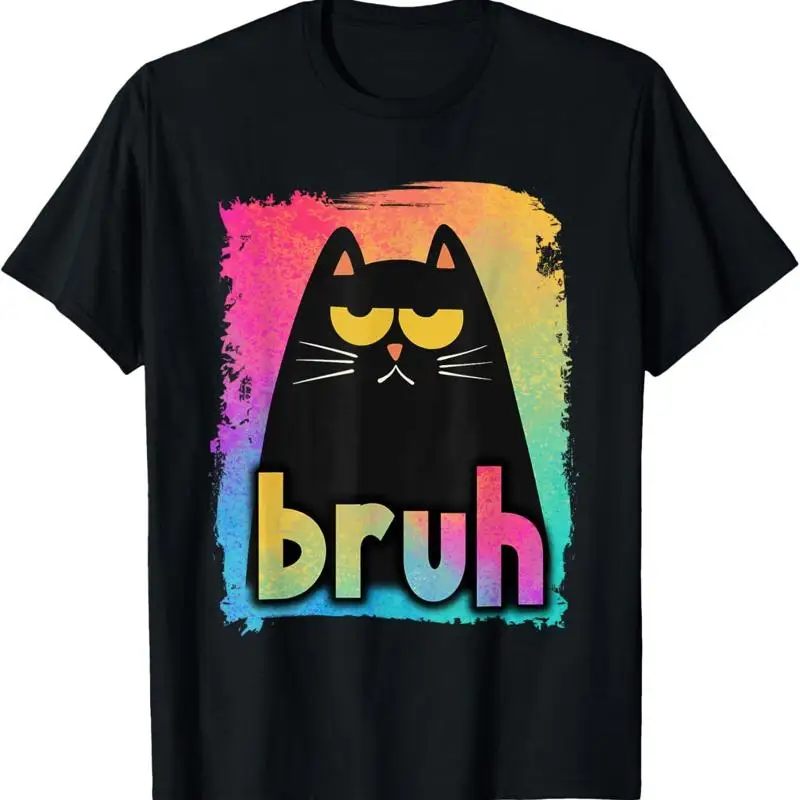 Funny Cat Bruh For T Shirtns Boys Girls Meme Shirt