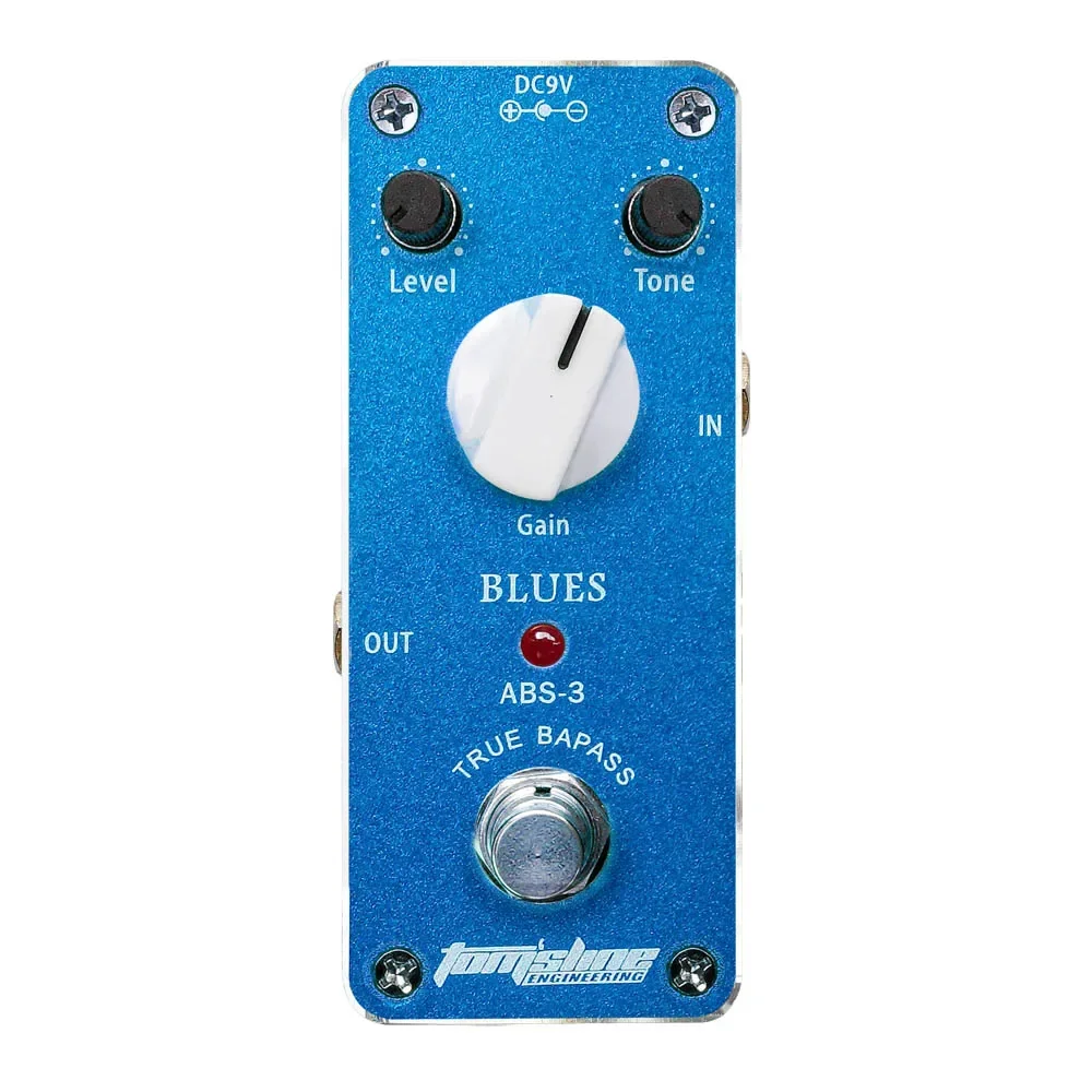 

Aroma ABS-3 Blues Distortion Electric Guitar Effect Pedal Aluminum Alloy Housing True Bypass Guitar Effects Parts Accessories