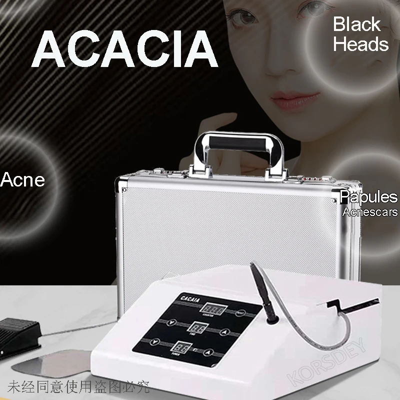 เกาหลี Acacia Rf Micro ฉนวนเข็ม Face Care Syringoma Aca กําจัดสิว Shrink Pore Treatment Salon ใช้เครื่องมือความงาม