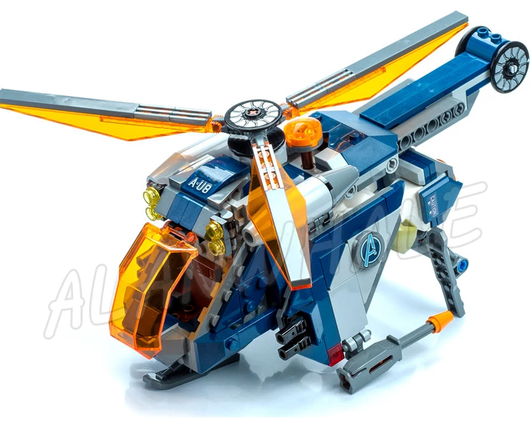 506pcs Super Fighter Revenger Giant Helicopter Drop Leviathan Stud-shooting Flyer 11507 Building Block Toy Compatible With Model