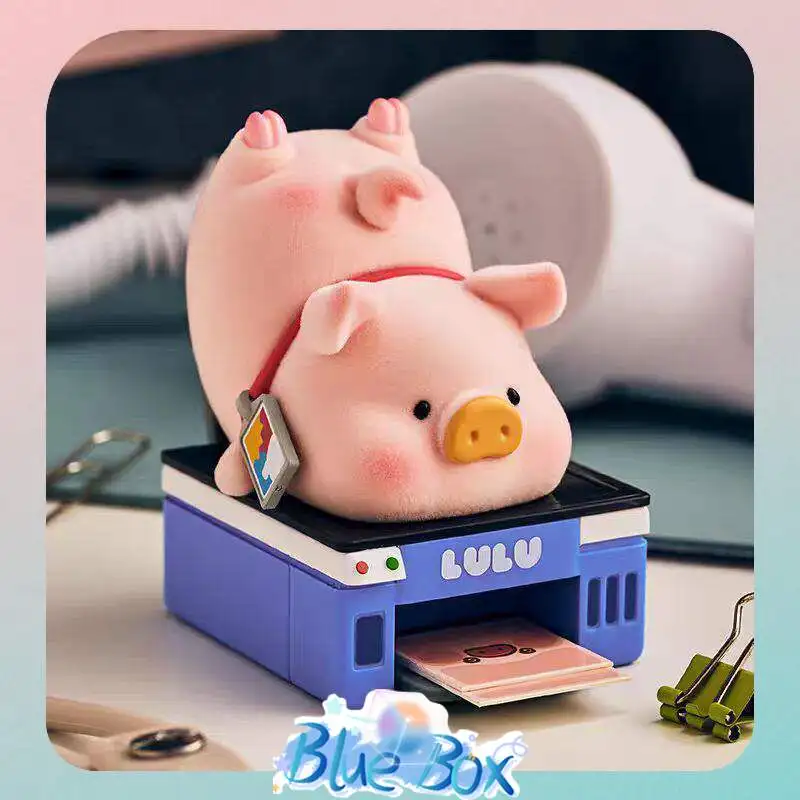 

Authentic TOYZEROPLUS Lulu The Piggy Work Series Blind Box Kawaii Action Figure Desktop Decoration Birthday Gift In Stock