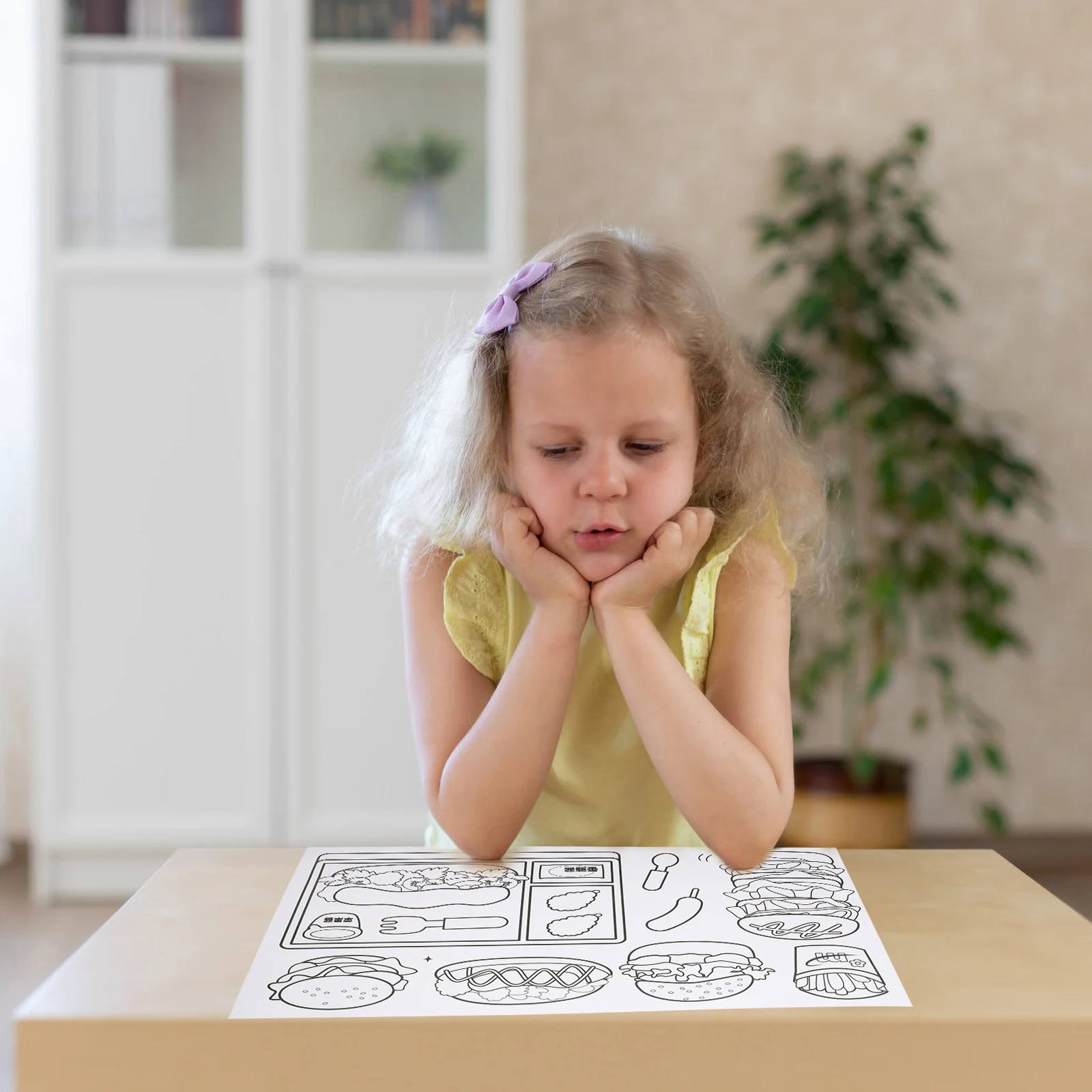 

2 Rolls Coloring Poster Great for Drawings Sketching Educational Coloring Paper Home School Homework Paper Art Supplies