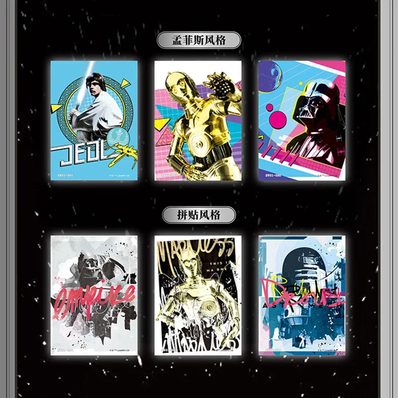 CARD FUN Star Wars Original Limited Collectible Card Darth Vader Yoda Global Art Series Collector Card Video Card Gift