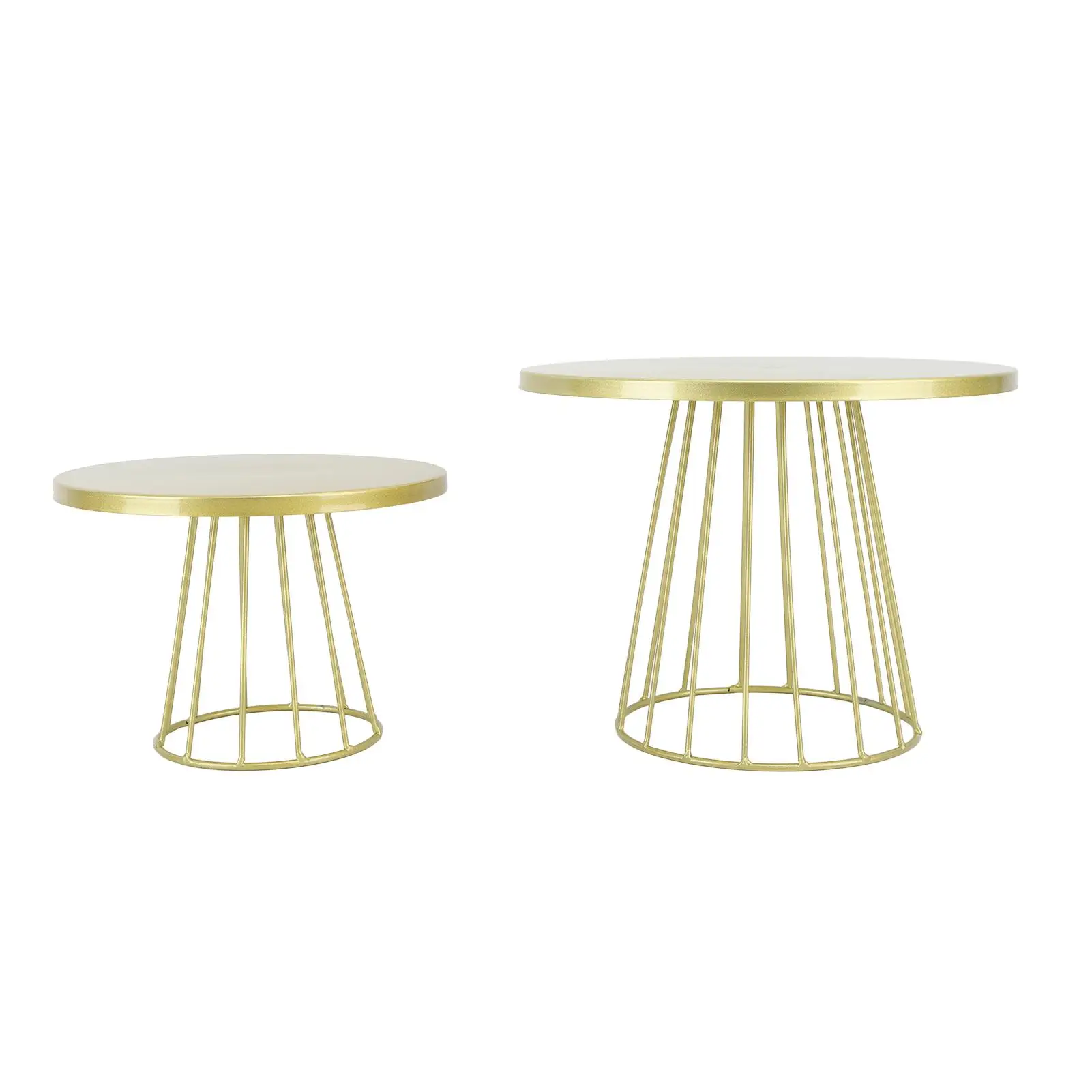 Elegant Metal Cake Stand - Easy to Install Round Iron Stand for weddings & Events