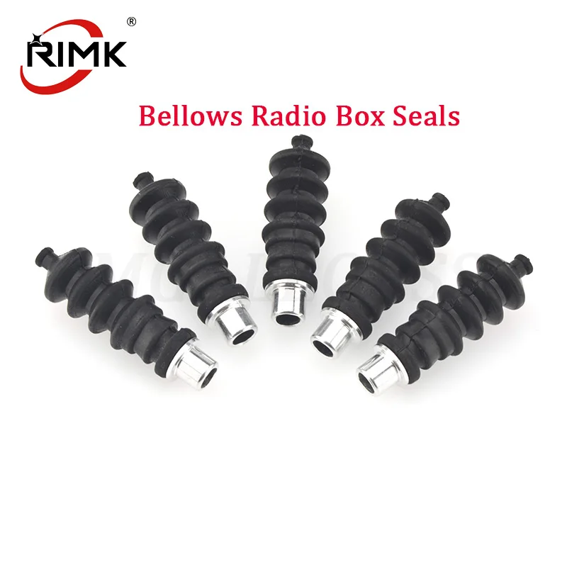 1pc Aluminium fittings with Rubber Bellows Radio Box Seals Ideal For Servo Push Rod Seal To Rudder RC Boat