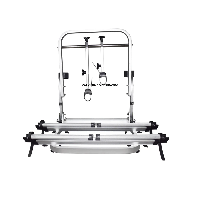 

Outlet RV Caravan Motorhome Parts Back Double-position Car Bike Bicycle Holder Aluminum Alloy RV Bike Rack