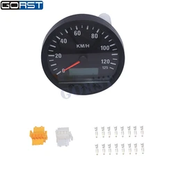 140mm Electronic for CANBUS Speedometer with odometer and trip odometer in LCD display for Trucks/ Electronics Vehicles TD140ATC