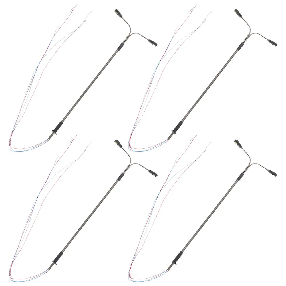 

4Pcs Miniature Street Light LED Decorative Lamp Perfect for Mini House and Landscape Scenes Realistic Micro Landscape Lighting