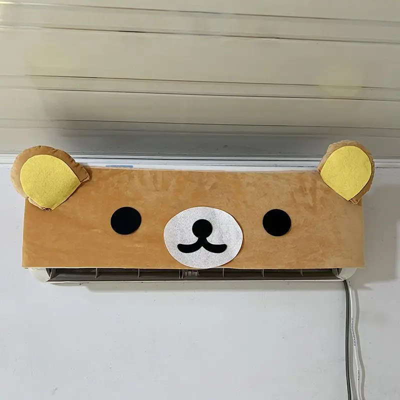 

Kawaii Rilakkuma Air Conditioner Cover Y2K Cute Cartoon Air Conditioner Cover Dustproof Not Affect Normal Use Girls Gifts Toys