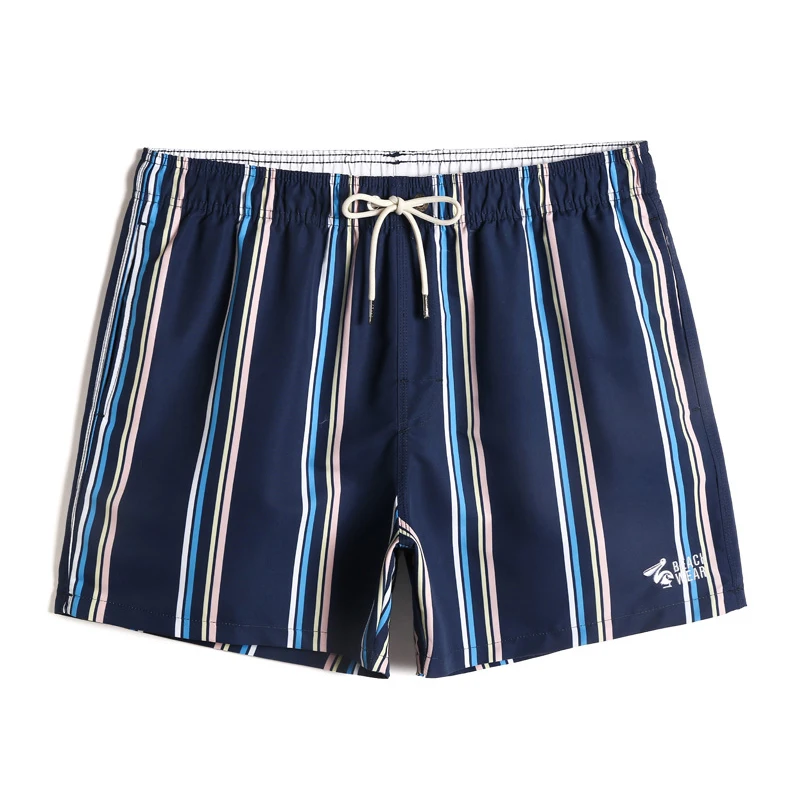 New Style Men Stripe Shorts Quick Drying Baggy Male Summer Shorts Men Fashion Beach Shorts Men Board Shorts GMA2476