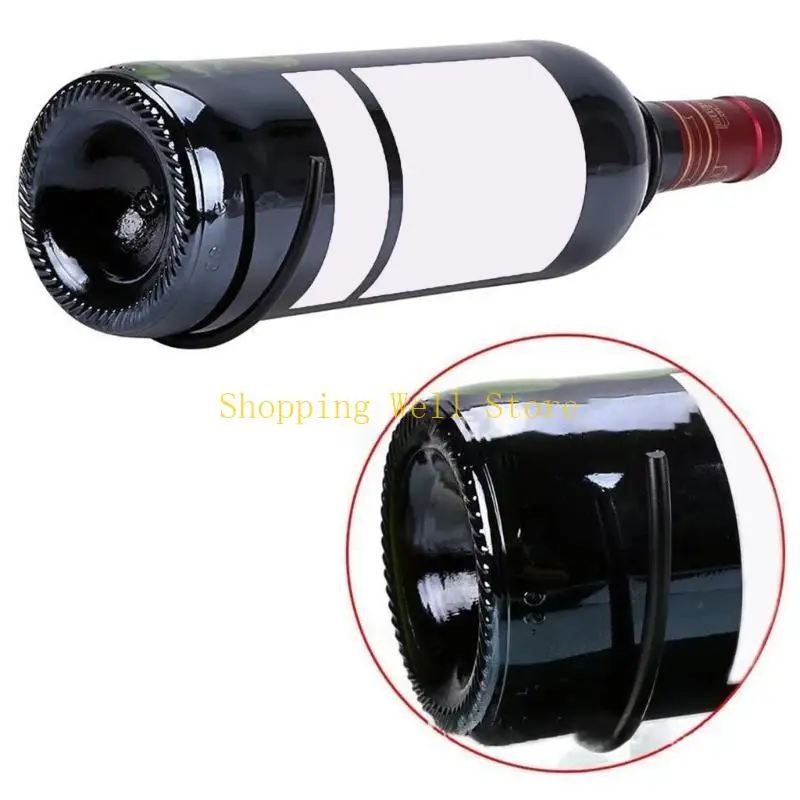 KX4B 6pcs Metal Guochi portaoggetti Organizzatori a parete Porta a bottiglia per vino a parete Fornitura da cucina Decor con