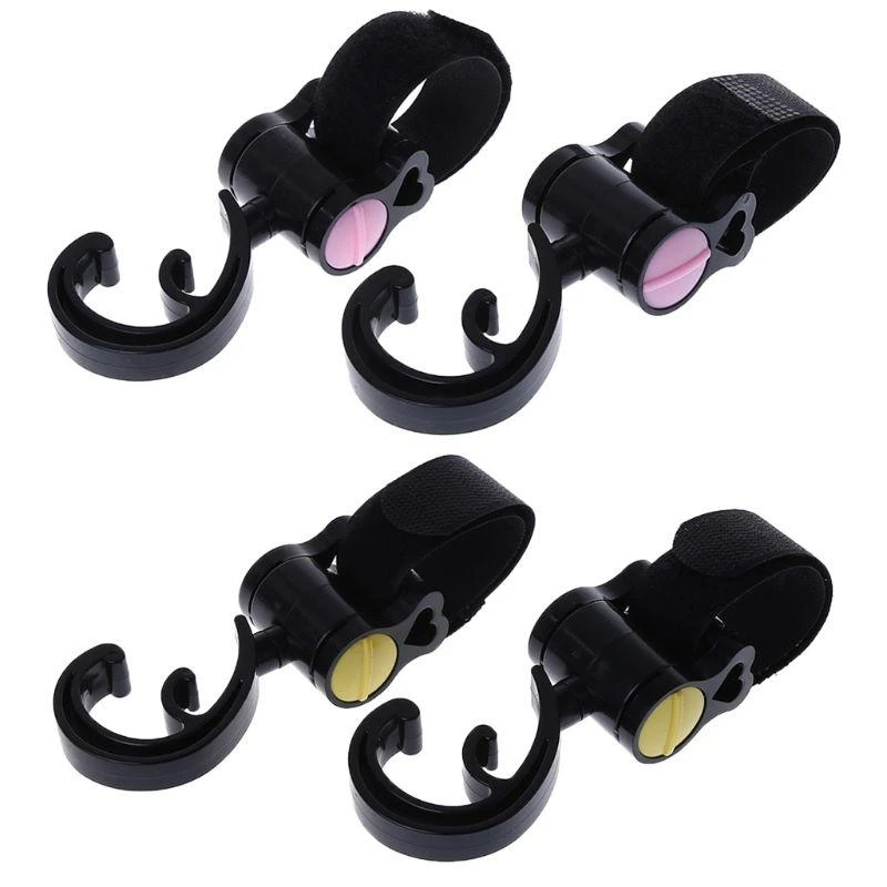 

J15U 2 Pcs Strong & Sturdy Stroller Hook Baby Stroller Hooks for Diaper Bags Shopping