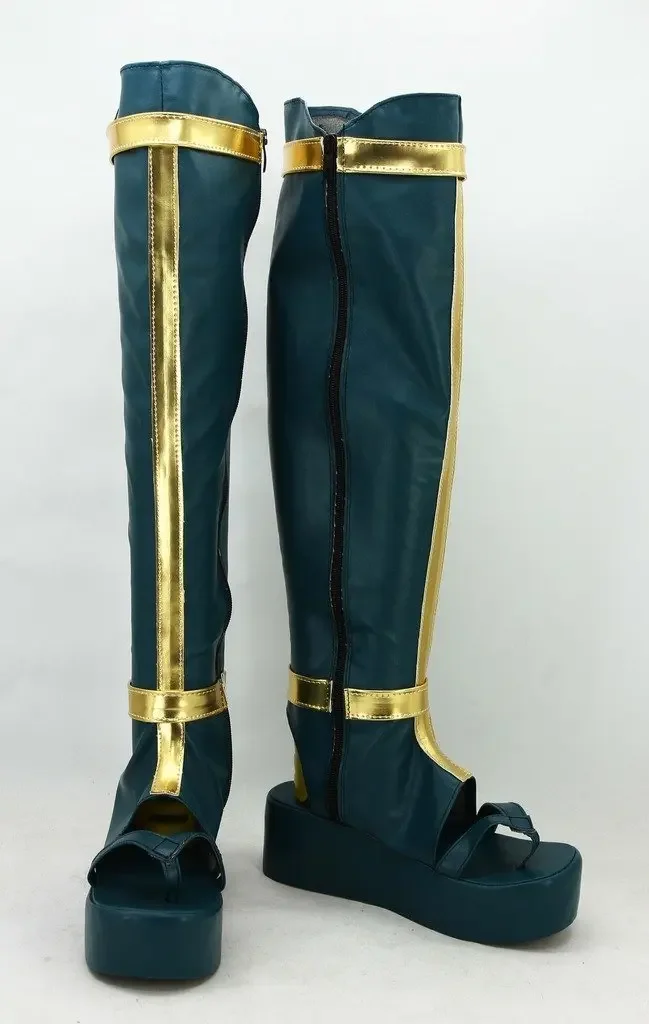 Touken Ranbu Online Game Tsurumaru Kuninaga Cosplay Shoes Boots Custom Made