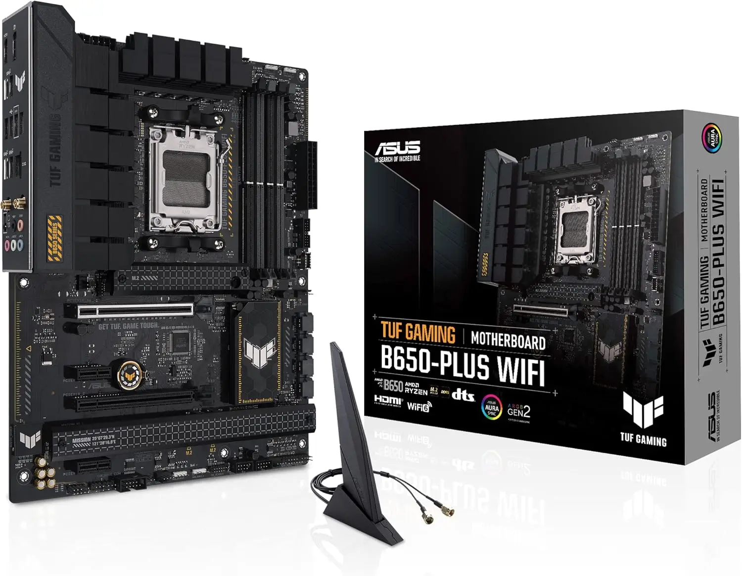

AMD AM5 ATX Gaming Motherboard with WiFi 6, PCIe 5.0 M.2, DDR5 Memory, and USB4 Support for Ryzen Desktop CPUs