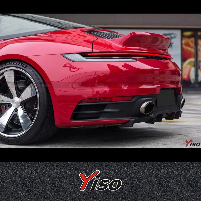 Suitable for 992 modified large rear spoiler 992 targa modification GT3 bodywork carbon fiber retro rear 992 wing