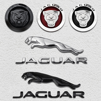 3D ABS Car Front Center Grille Emblem Badge Sticker Decals Rear letter logo For Jaguar XE XF XJ XFR XKR XFL XEL XK XJL XJ6 XJS