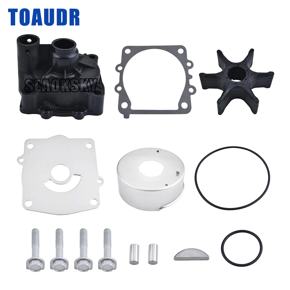 

61A-W0078 Water Pump Impeller Repair Kit with housing For Yamaha 2&4 Stroke150 175 200 250 HP Outboard 61A-W0078-01-00