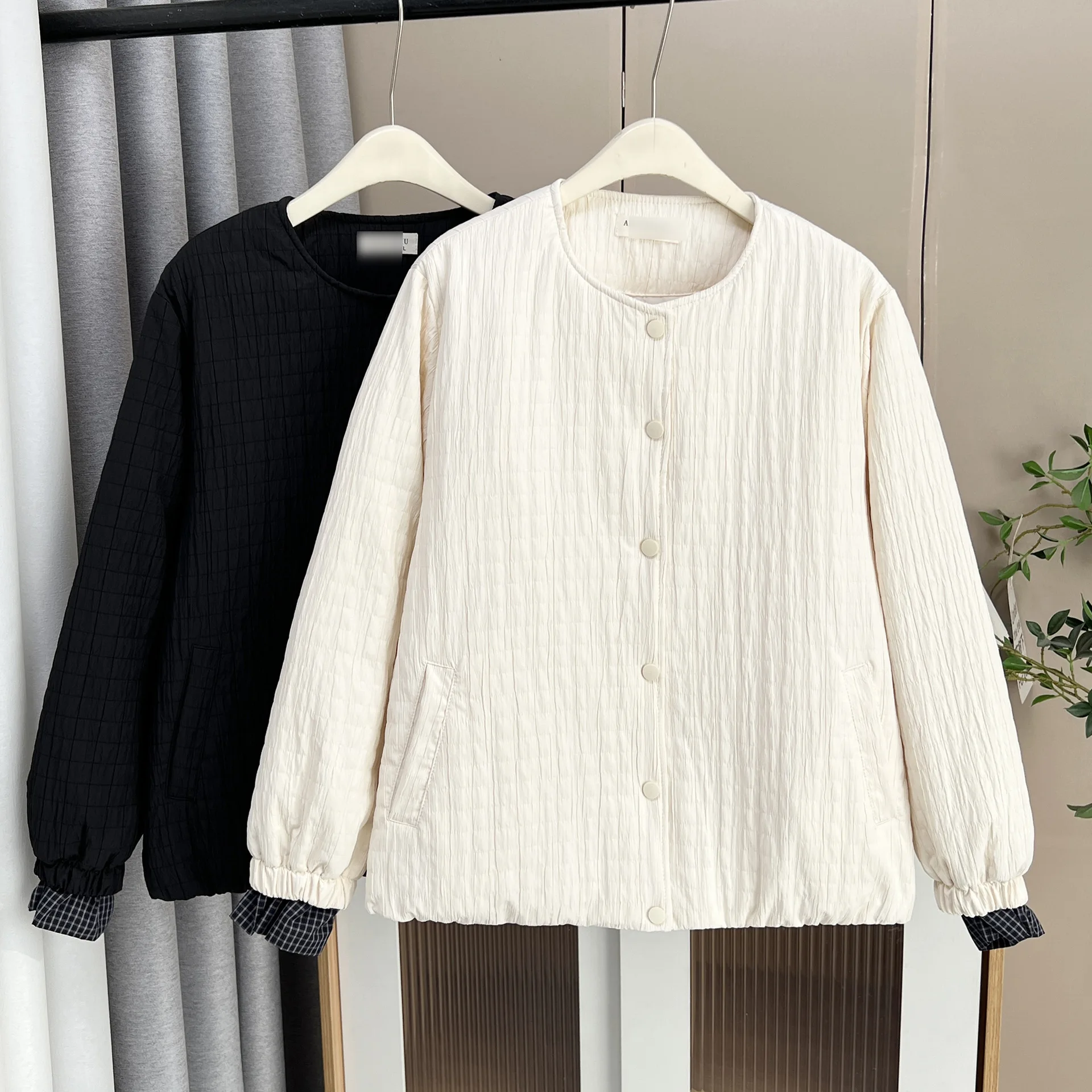 Parki damskie XXXXL Plus Size, codzienne, jesienno-zimowe, w stylu koreańskim, ocieplane kurtki 9687