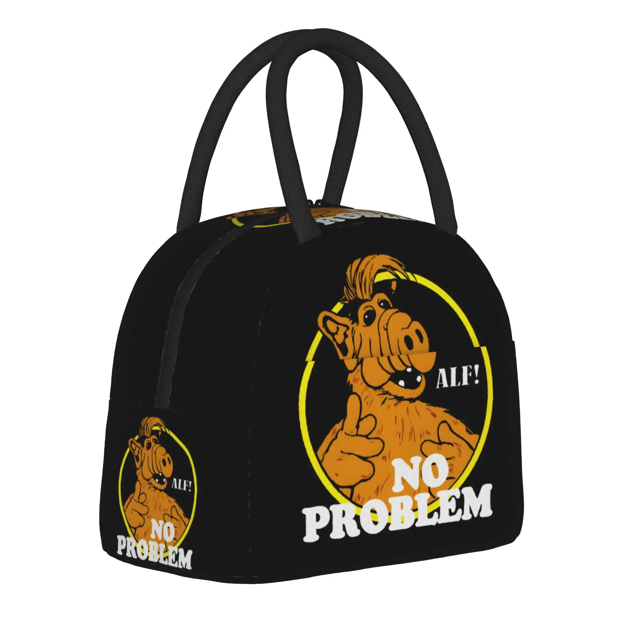 ALF Alien Life Form Lunch Bag para unissex, lancheira personalizada, casual, para piquenique, portátil, à prova d'água, térmica