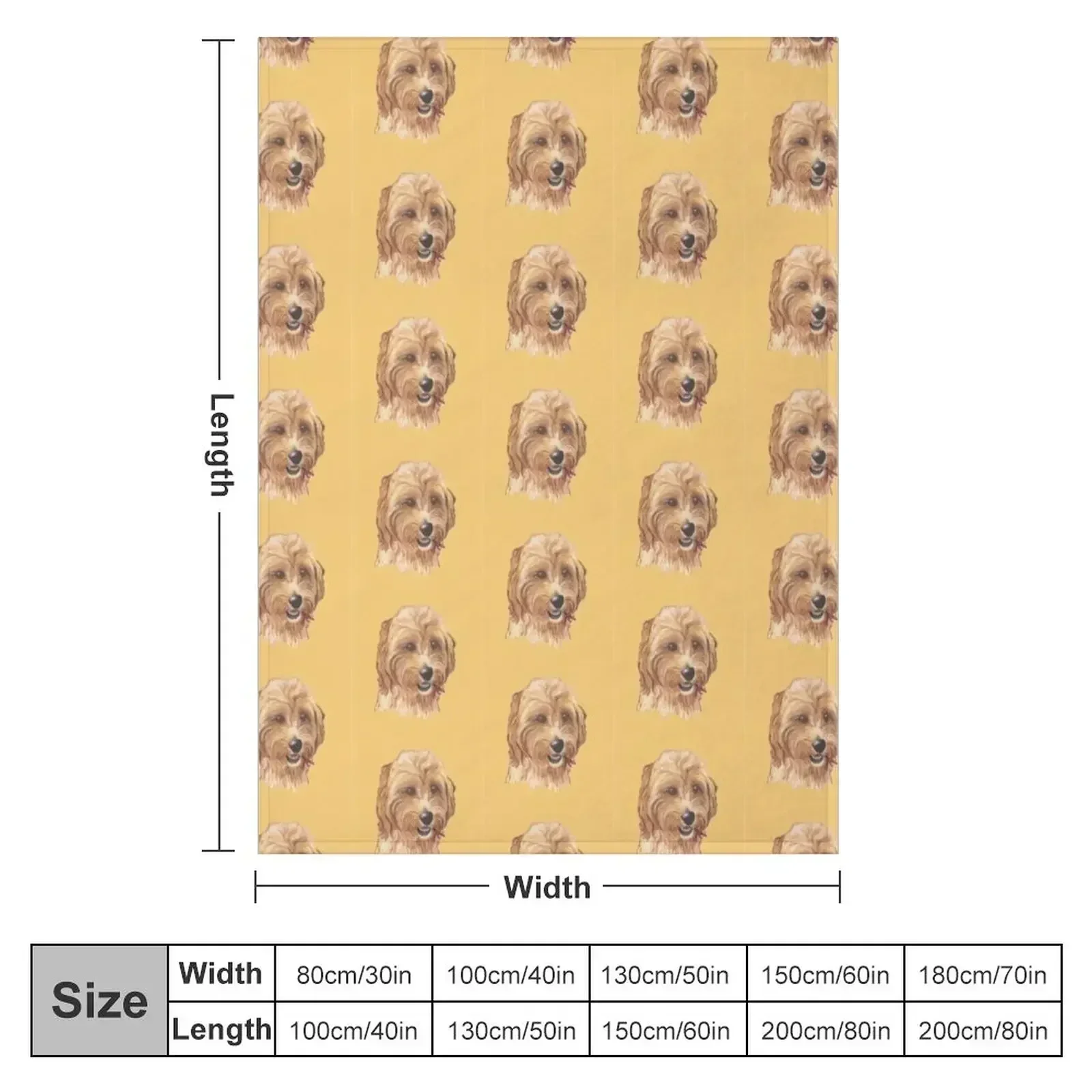 Buddy the Cockapoo Throw Blanket Softest Sofas Custom Sofa Quilt Blankets