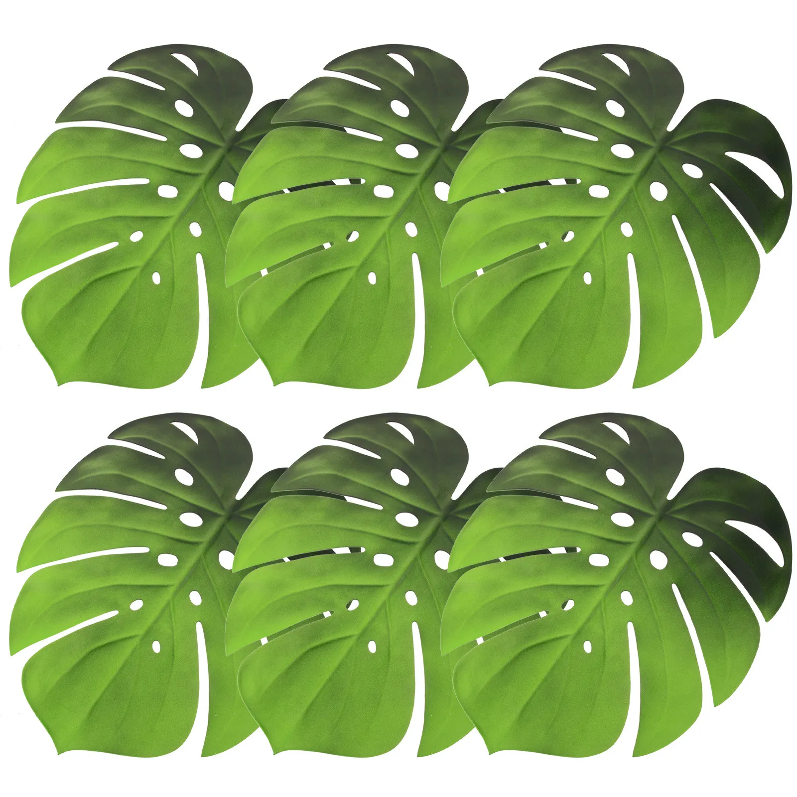 6 قطعة المفارش أوراق مقلدة المضادة للانزلاق مقاومة للحرارة الجدول حصيرة لتناول الطعام حزب العزل الجدول حصيرة