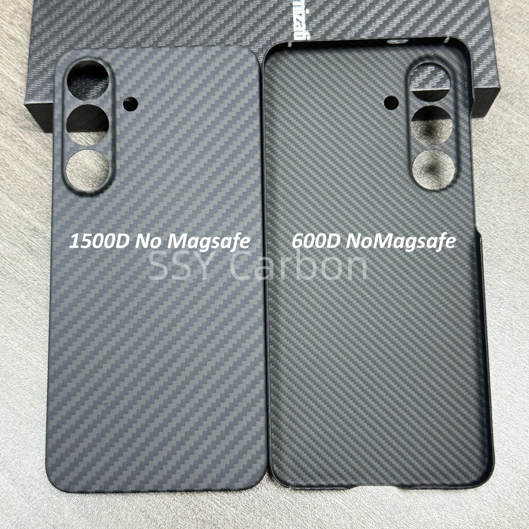 حافظة من ألياف الكربون الحقيقية لهاتف سامسونج جالاكسي S25 FE كيفلر أراميد رفيعة للغاية وخفيفة الوزن غطاء هاتف فاخر شل درع #4