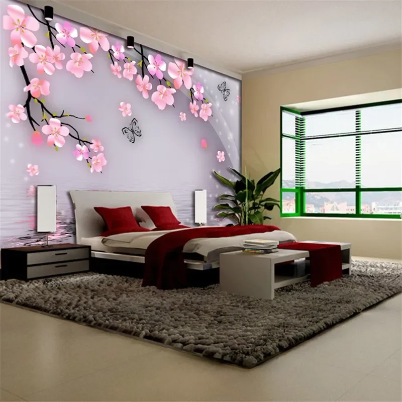 custom Photo Wall Paper Roll Tv Background Wall paper Seamless Large Wall Murals Papel De Parede Para Sala 3d wallpaper Room
