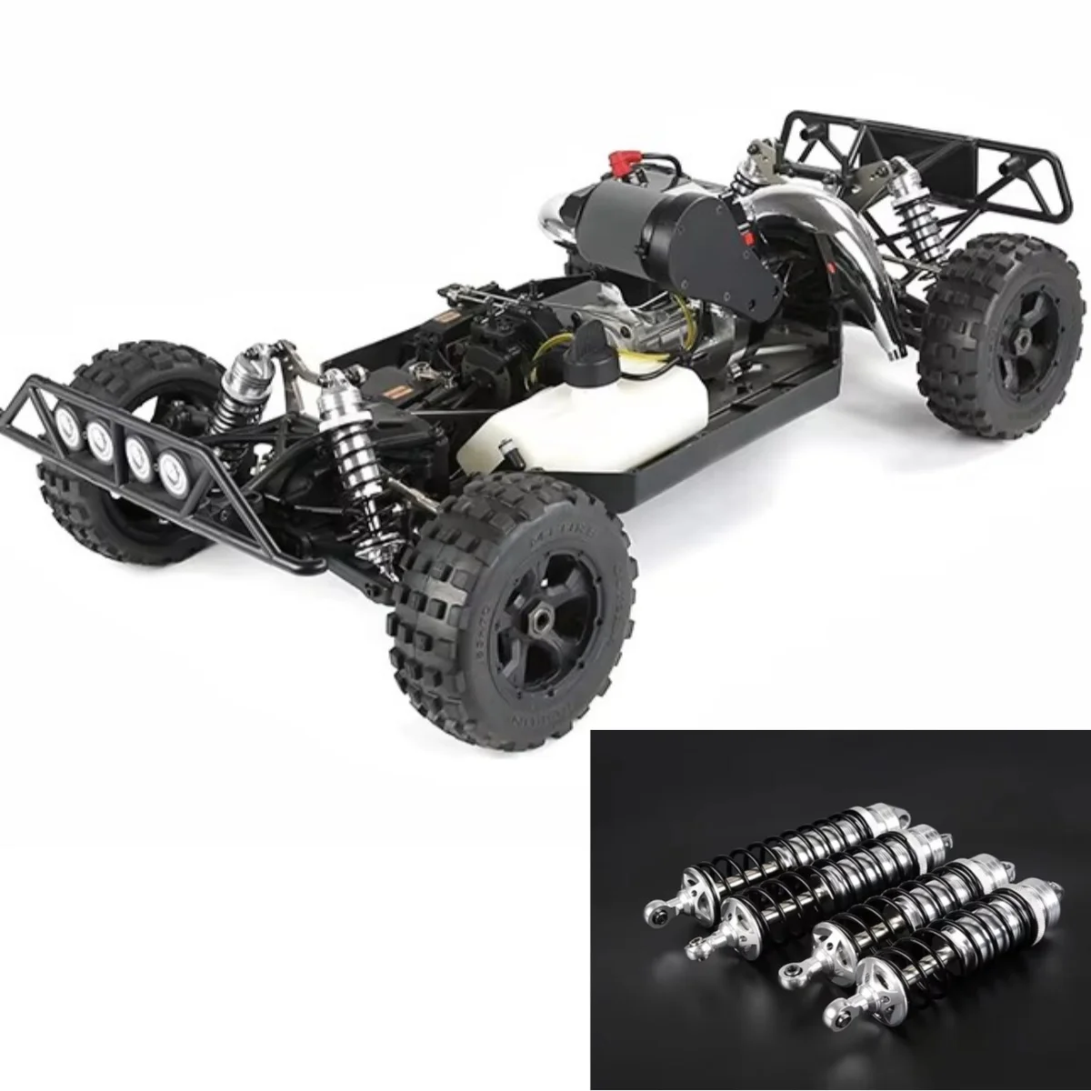 Rovan Aluminum Front & Rear Shocks for LOSI 5IVE-T King Motor X2 Rovan LT SLT