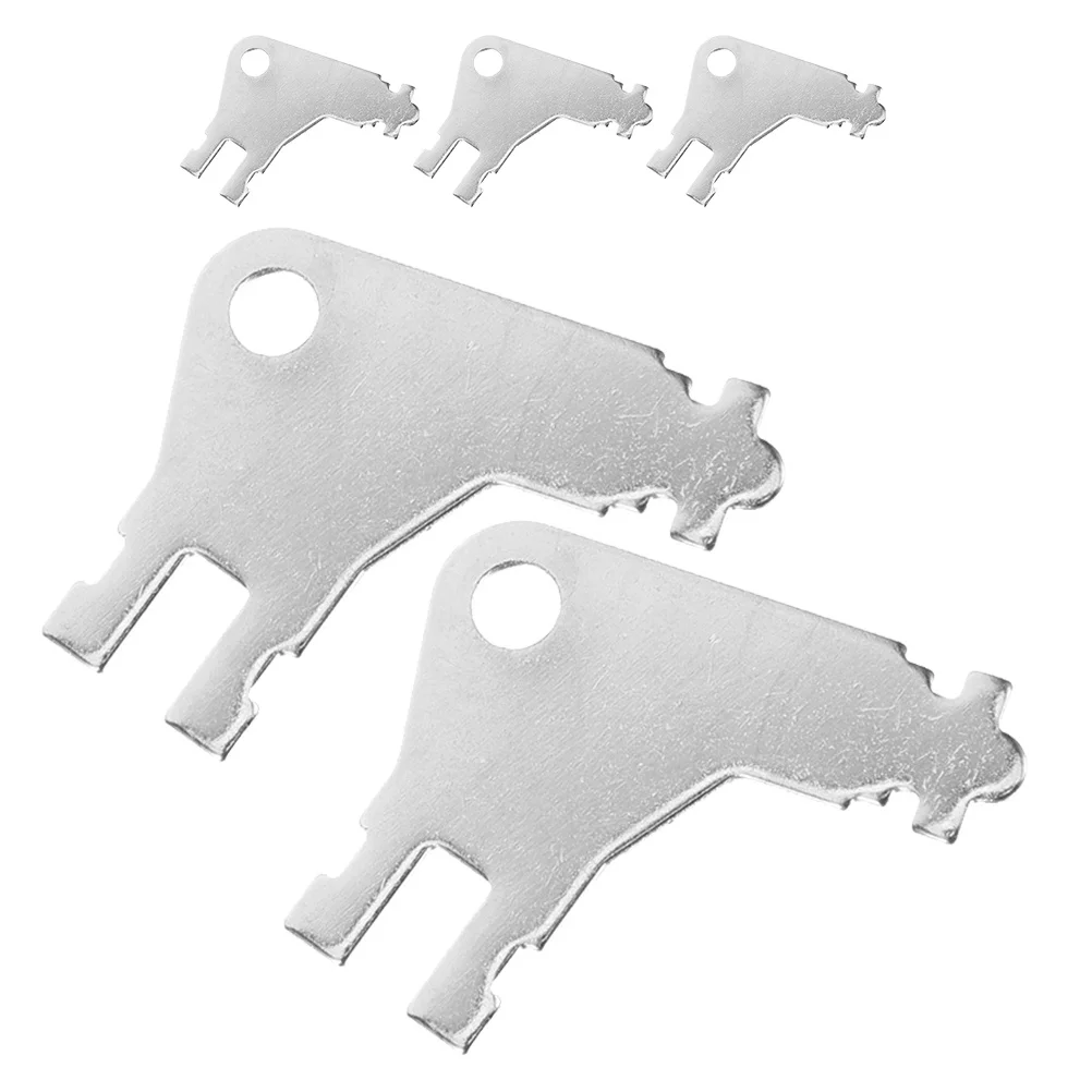 5pcs Toilet Paper Dispenser Key Replacement Heavy Duty Iron Tissue Lock Key For Public Restrooms Schools Compatible With Georgia