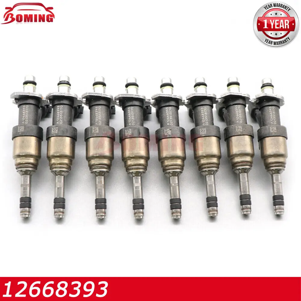 8PCS Fuel Injectors 12668393 For Chevy Camaro Corvette Tahoe Silverado Suburban 1500 For GMC Sierra Yukon XL 6.2L V8 2014-2020