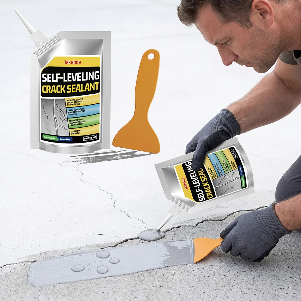 1/2/3pcs Waterproof Cement Sealant Fast Drying for Driveway Sidewalk Patios Garage Concrete Cracks Filler Self-Leveling Sealant