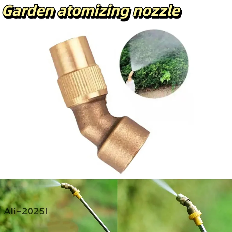 

1Pc M14*1.5 Brass Atomization Nozzle Adjustable Garden Sprayer Agricultural Electric Sprayer Nozzle For Irrigation Watering