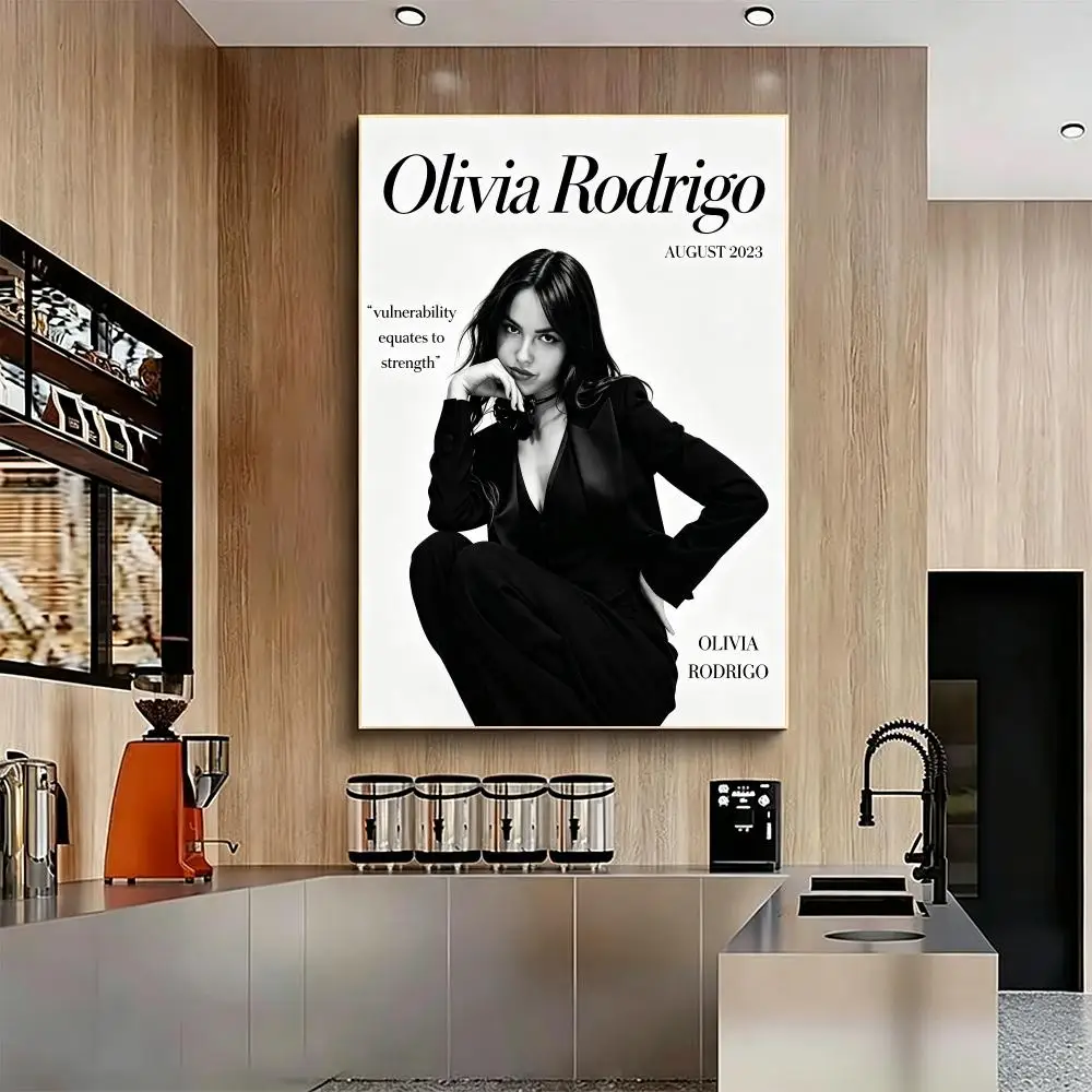 Poster von Olivia Rodrigo, HD-Druck, moderner minimalistischer Stil, Wandkunst, Heimdekoration für Büro, Schlafzimmer, Geschenk – Detail 9