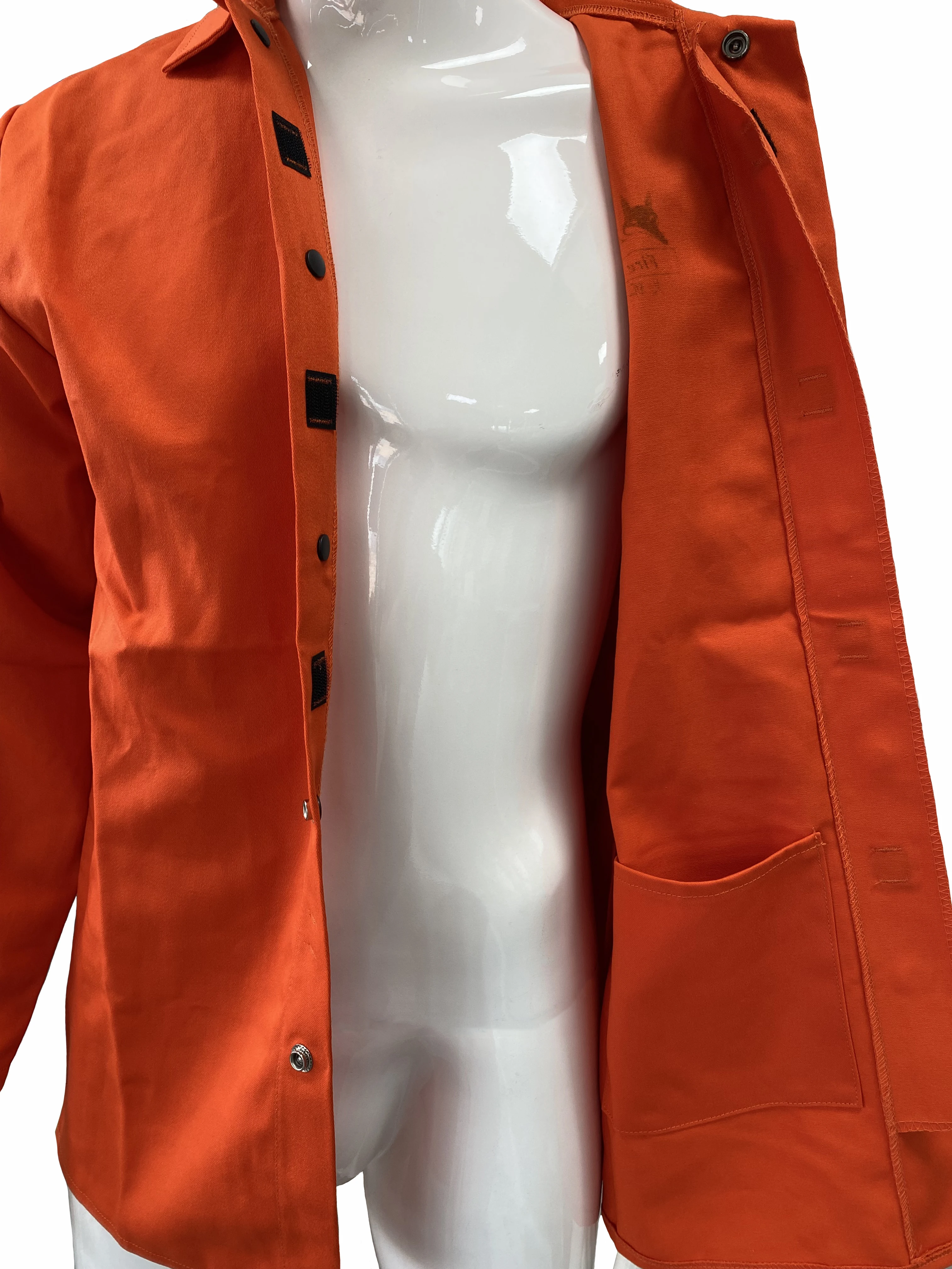 Welding Jackets Orange Color Flame Resistant Pants Fire Retardant Proof Trousers Coverall FR Cotton Welder Clothing