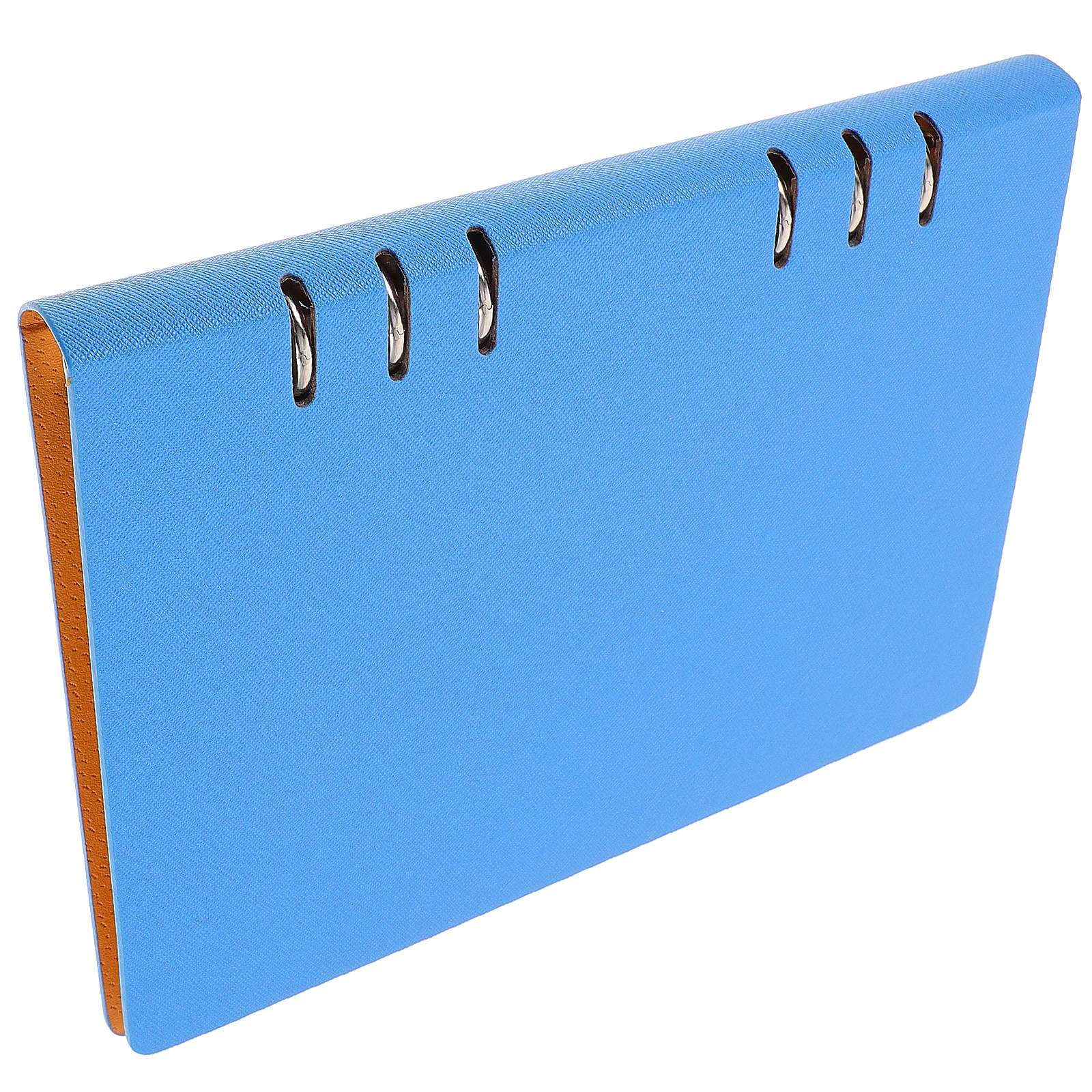 

A5 Journal Notepad Blue Travel Planner Refillable Binder Loose Leaf Notebook Diary For Men Women Office Study