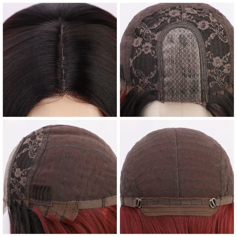 Women's short bob , lace front synthetic fiber wig