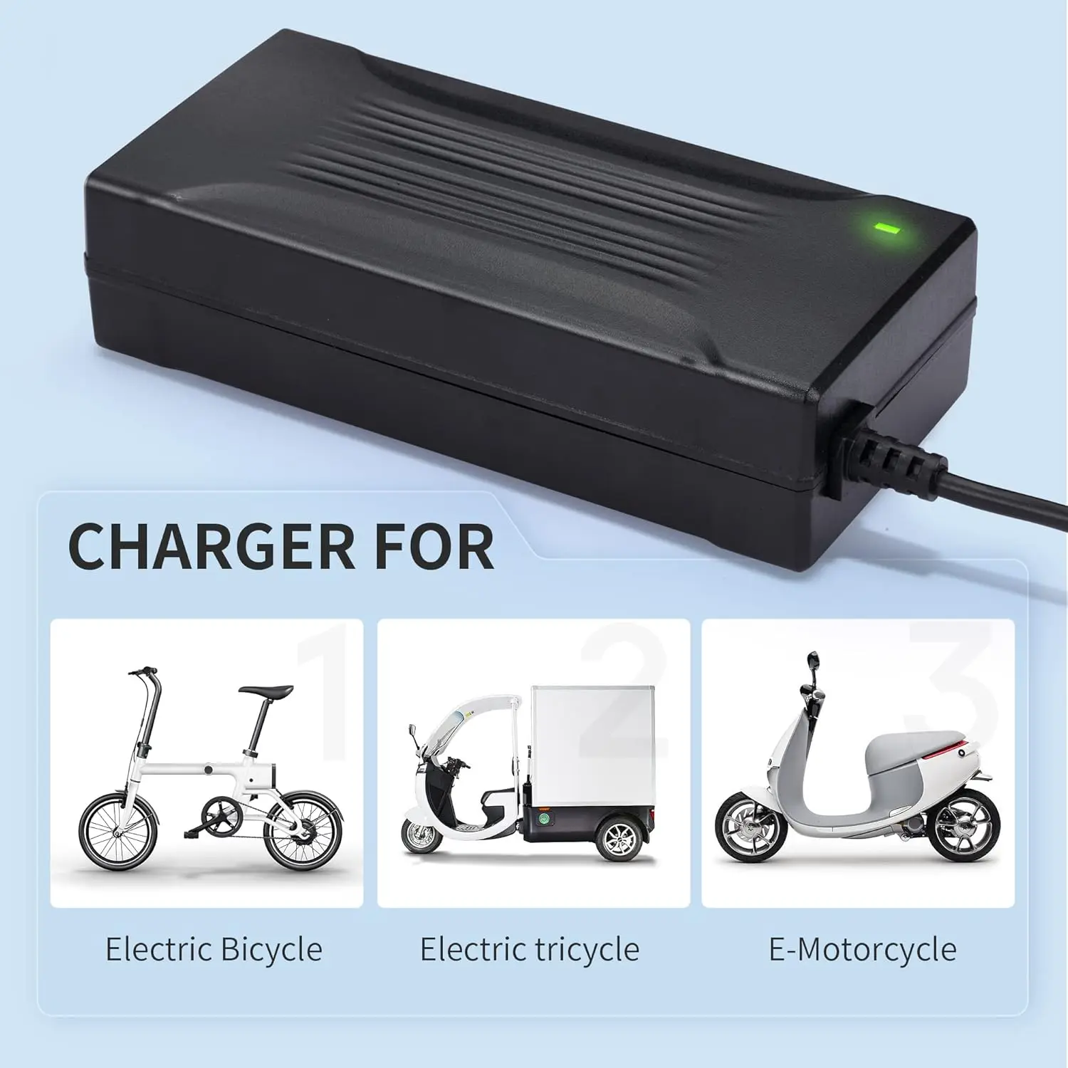 546v-3a-1638w-lithium-battery-charger-for-13s-48v-battery-smart-auto-stop-electric-scooter-e-bike-moped-replacement-charger