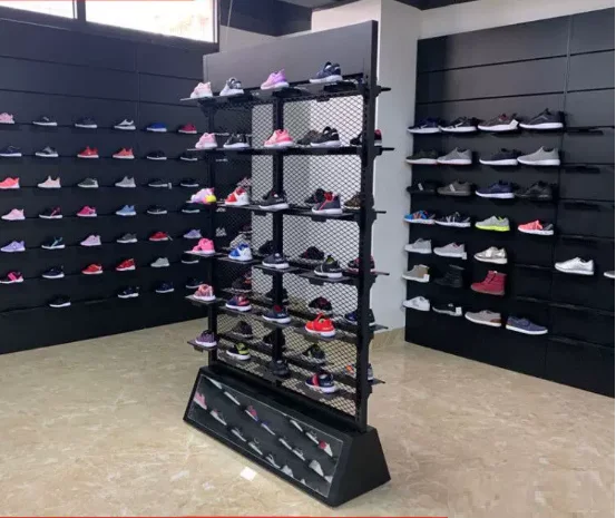 Sneaker display rack Double-sided shoe middle rack Shoe store shoe rack