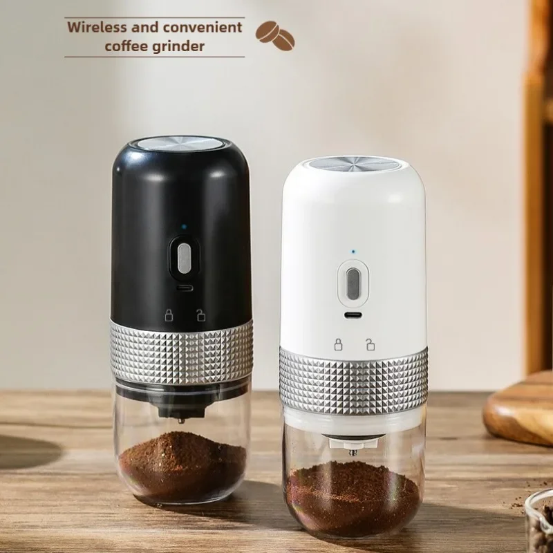 New Portable USB Electric Coffee Bean Grinder Rechargeable Grinders Ceramic Grinding Core Household Mini Coffee Machine