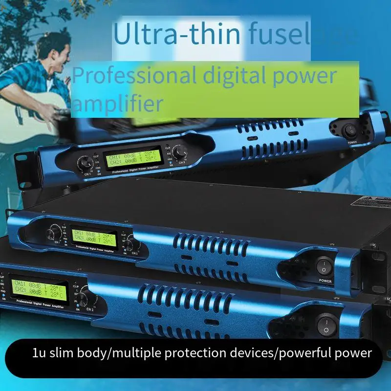 600Watts 2 Channel DJ Music Cub Speaker Audio Professional Powerful Digital Power Amplifier