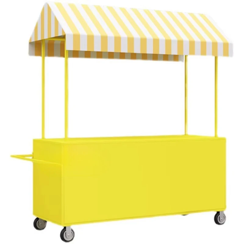 

Night Market Classic Stall Car Mobile Snack Dining Car Shopping Mall Supermarket Promotion Table Sales Truck Stall Cart